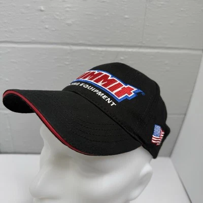 SUMMIT RACING Equipo Gorra Para Hombres Bandera de Estados Unidos Correa Trasera Negro Bordado Logo Foto 1 de 4
