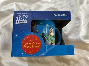 NEW IN ORIGINAL BOX ZRIKE BRANDS DISNEY PIXAR TOY STORY MUSICAL BLUE/MULTI MUG - Picture 1 of 8