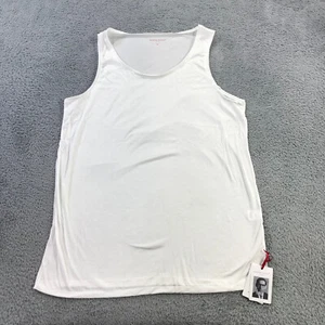 Derek Rose London Tank Top Mens XL White Tank Shirt Top Jersey Stretch a342 - Picture 1 of 9