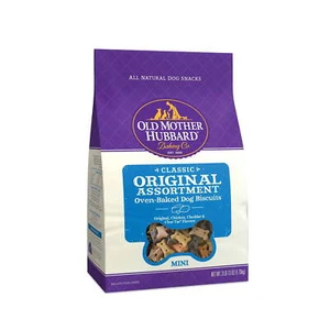 Old Mother Hubbard Classic Original Assortment Biscuits Baked Dog Treats, Mini - Picture 1 of 8