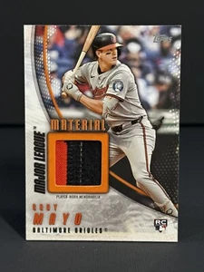 2025 Topps Series 1 Major League Material Coby Mayo Relic /25 RC Orioles - Imagen 1 de 2