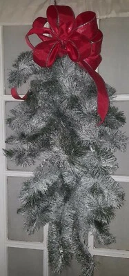 Botín de Navidad, Decoración de Puerta de Navidad, Corona de Navidad Foto 1 de 4