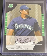 2005 Bowman 1st Edition Felix Hernandez Rookie RC #150 Cy Young “King Felix”