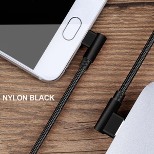 90 Degree Type C Charging Cable USB Data Sync Charger Cord For Samsung Xiaomi - Picture 1 of 13