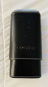 Cohiba Black Leather Cigar Case - Picture 1 of 5