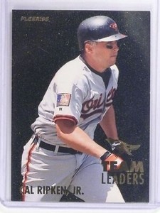 1995 Fleer Team Leaders Cal Ripken Jr. Mike Mussina #1