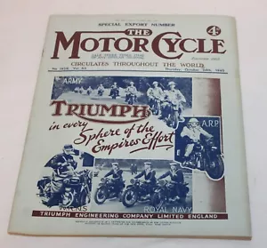 The Motor Cycle BSA Magazine Booklet 1940 WWII 1959 Vol 65 Biker Motorcycle - Picture 1 of 8