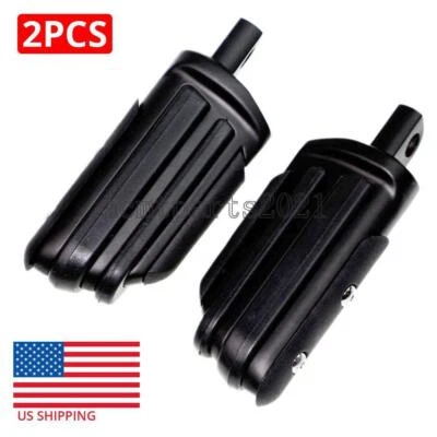 Par de pedais de descanso de alumínio para motocicleta montagem macho para Harley-Davidson - Imagem 1 de 4