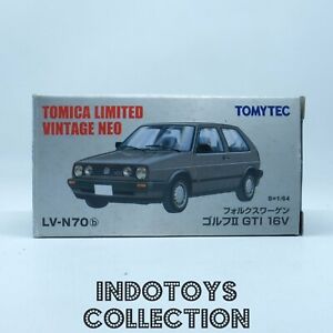 Tomytec Tomica Limited Vintage Neo LV-N70b トミカ ~ Volkswagen Golf GTI MKII Gray