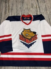 SP ECHL Mississippi Sea Wolves Blank NHL Hockey Jersey Sewn Size 2XL