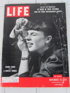 Life Magazine November 26, 1951 Regina Fisher A Contest Winner - Picture 1 of 9