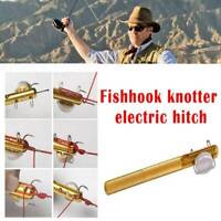 Metal Fishing Hook Knotting Tool /& Tie Hook Loop Making Device Hooks RemoverCAS2
