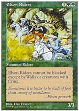 4x Elven Riders MTG 5th Edition NM Magic Regular