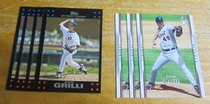 Jason Grilli Lot of 7 2007 Trading Cards MLB Baseball Detroit Tigers - Picture 1 of 2