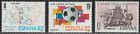 Spain 1980 SC# 2211 - 2212, 2213 - World Soccer Cup 1982 - Arms - M-H Lot # 98