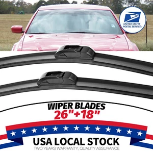 Fit For 2016-2019 Honda Civic 26"&18"Windshield Wiper Blade High quality Durable - Picture 1 of 12