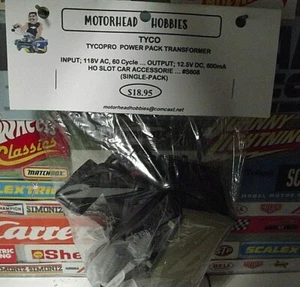TYCO, TYCOPRO HO SLOT CAR POWER PACK TRANSFORMADOR, #S608, (1 PAQUETE) - Imagen 1 de 1