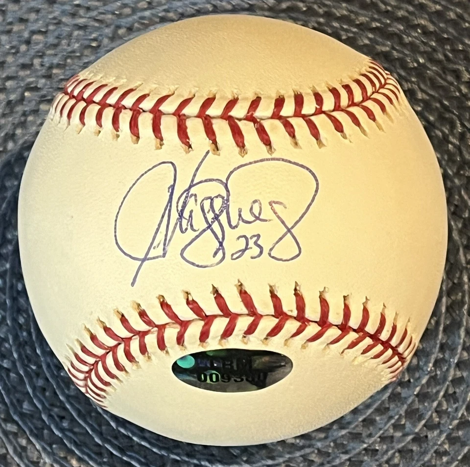 Javier Vasquez  Autograph OML Baseball - Image 1 of 2