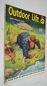 Outdoor Life Fishing Hunting Magazine April 1955 - Picture 1 of 1