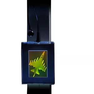 F-16 Fighter Jet 2-Channel 3D Hologram Picture PHOTOPOLYMER Lighted Wall Mount - Picture 1 of 12
