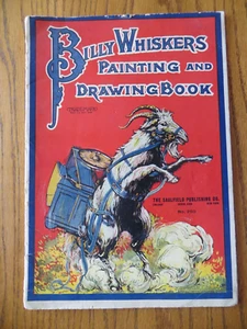 Vintage 1919 Billy Whiskers Mal- und Zeichenbuch #250 Saalfield Verlag - Bild 1 von 22