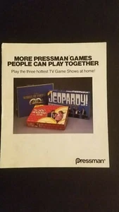 Vintage Pressman Game Advertising Brochure Pamphlet - Picture 1 of 3