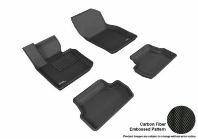 3D MAXpider  Black 1st & 2nd Row 4 Piece Set for Mini Cooper - Image 1 of 4