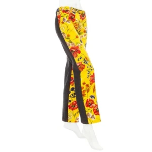 Dolce & Gabbana Floral Print Denim Straight Leg Pants Fall1999 - Picture 1 of 10