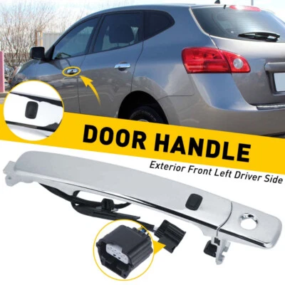 Manija de puerta delantera izquierda lado del conductor LH 80640-CZ31B para Nissan Rogue 2010-2013 Foto 1 de 4