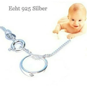 TAUFSCHMUCK TAUFRING ENGEL & TAUFKETTE SILBER 925 MÄDCHEN & JUNGEN SCHUTZENGEL ღ - Bild 1 von 1
