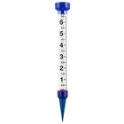 La Crosse Jumbo Saphire Rain / Sprinkler Gauge Easy To Read Large 6" Float Scale