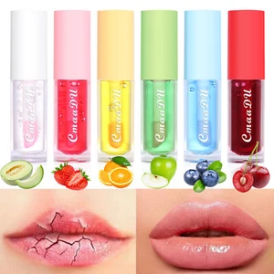 6-Color Fruit Flavored Lip Tint - Color Changing, Sheer Glossy Finish Lip Gloss - Picture 1 of 13