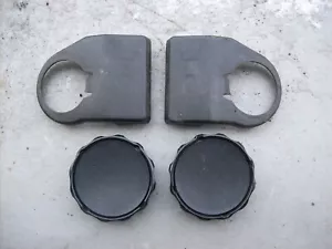 Porsche 911 924 944 EARLY Seat Recliner Tilt Adjustment Knob Lever Handle Set - Foto 1 di 4