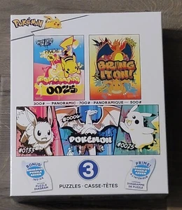 Pokemon 3 Puzzles Koffer - Tetes Box Set - 300, 500 & 700 Teile + Puzzle Saver Neu in OVP - Bild 1 von 7