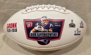RARE Rob Gronkowski GRONK Limited Edition 2019 Football Ball, Patriots, Mint - Picture 1 of 7