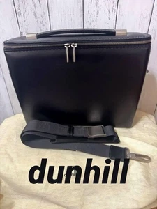 Good condition Dunhill Business 2way Square Shoulder Bag Navy Mens - Picture 1 of 13
