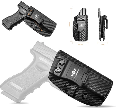 Funda derecha IWB para Glock 17/19/19X/21/26/43/43X Foto 1 de 4