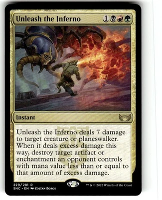 Unleash the Inferno Streets of New Capenna Regular MTG - Image 1 of 2