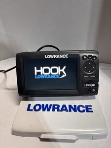 Lowrance Hook 7 Chirp Head Unit ONLY, Mounting Bracket And Power Cable - Picture 1 of 5