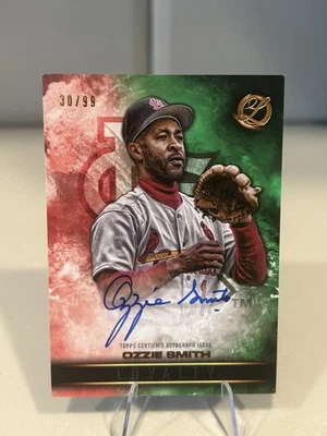 Tarjeta automática Topps Legacies of Baseball Loyalty 2016 OZZIE SMITH/99 Foto 1 de 2