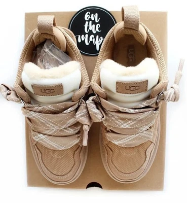 UGG AUSTRALIA Neues AngebotXmas Gifts Womens Lowmel Wildleder Schaffell Trainer Warme Schuhe Winter Warm 🎁