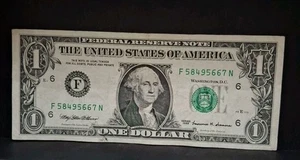 1999 Older Vintage $1 One Dollar Circulated Broken Scattered Ladder 🇺🇸  - Picture 1 of 5