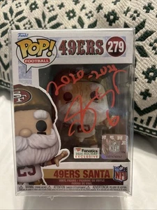 San Francisco 49ers Santa, Funko Pop Signed By Mohamed Sanu Former Nfl Player - Picture 1 of 5