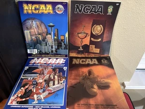 4 NCAA men's basketball Final Four  programs -  1987/89/91/95 - Picture 1 of 5