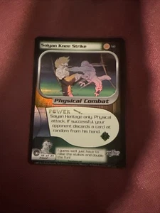 DBZ Dragon Ball Z FOIL Saiyan Knee Strike 50 CCG Unlimited Trunks Saga MP - Bild 1 von 2