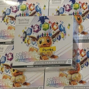 "FYZIP20" $20 OFF- Pokémon TCG Prismatic Evolutions Elite Trainer Box ETB - Picture 1 of 1
