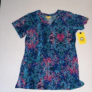 Women's XS Wonderwink scrub top short sleeve Nurse Medical - Picture 1 of 10