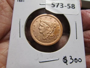 1851 Braided Hair Half Cent, "Absolutely Gorgeous" Great Rims-Type Set Coin!!! - Picture 1 of 6
