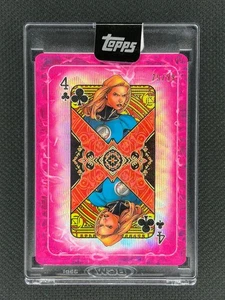 2025 Topps Marvel Mint Encased Gambit's Deck Invisible Woman 79/99 C-4 - Picture 1 of 2