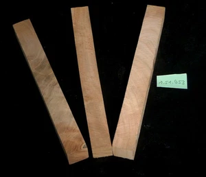 3 Penblank Rüster Messergriff, Schnittholz,Drechselholz,schnitzen,basteln - Picture 1 of 1